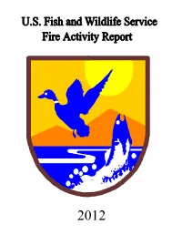 2012 Fire Activity Report
