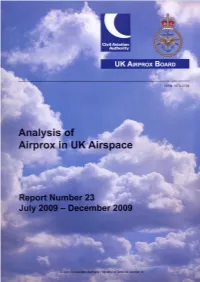 Analysis of Airprox in UK Airspace