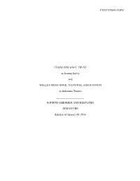 EXECUTION COPY CHASE ISSUANCE TRUST As Issuing Entity and WELLS FARGO BANK, NATIONAL ASSOCIATION As Indenture Trustee