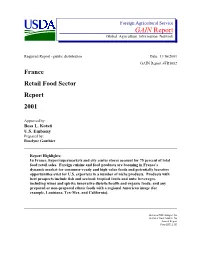 GAIN Report Global Agriculture Information Network