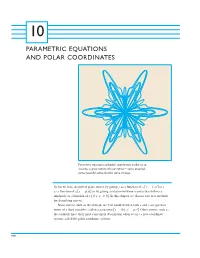 Parametric Equations and Polar Coordinates