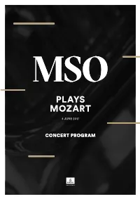 Plays Mozart