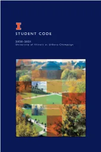 2020-2021 Student Code