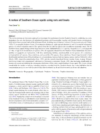 A Review of Southern Ocean Squids Using Nets and Beaks