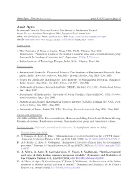 Amit Apte: Vita (February 28, 2021) Page 1 of 12 (Go to Page1)