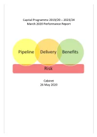 Capital Programme 2019/20 – 2023/24 March 2020 Performance Report