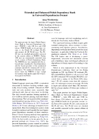 Extended and Enhanced Polish Dependency Bank in Universal Dependencies Format