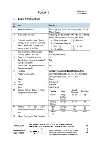 Form-I Paragraph-6)