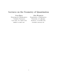 Lectures on the Geometry of Quantization