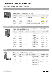 Temperature & Humidity Controllers