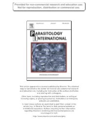 This Article Appeared in a Journal Published by Elsevier. the Attached Copy Is Furnished to the Author for Internal Non-Commerci