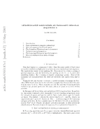 Arxiv:Math/0305187V1 [Math.AT] 13 May 2003 Oehn Aiir Ieapiigo Iglrchmlg G Th Subtleties Cohomology Are Singular There of Time