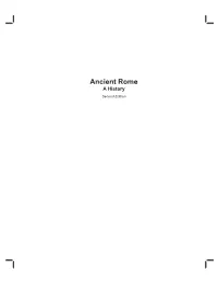 Ancient Rome a History Second Edition