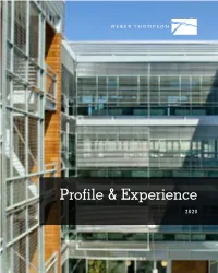 Architecture Firm with a Balance of Strong Design Aesthetics and Pragmatism