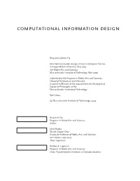 Computational Information Design