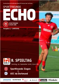 SFS Vs. ASC 09 Dortmund