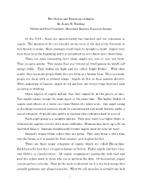 The Orders and Functions of Angels by James E