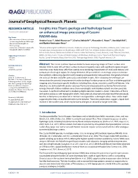 Insights Into Titans Geology and Hydrology Based on Enhanced