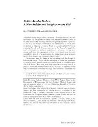 Siddur Avodat Halev: a New Siddur and Insights on the Old