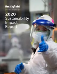2020 Sustainability Impact Report Tracking Performance Our in 2020