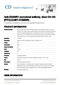 Anti-CD200R1 Monoclonal Antibody, Clone OX-102 [FITC] (CABT-47295MR) This Product Is for Research Use Only and Is Not Intended for Diagnostic Use