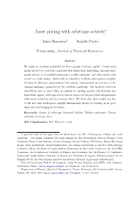 Asset Pricing with Arbitrage Activity∗