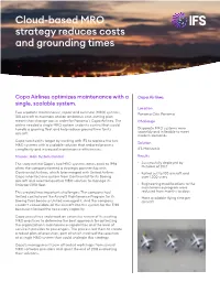 Cloud-Based MRO Strategy Reduces Costs and Grounding Times