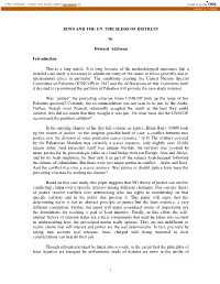 Jews and the Un: the Seeds of Distrust