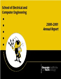 School of Electrical and Computer Engineering 2000-2001 Annual Report