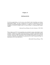Chapter 8 PETROLEUM