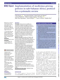 Protocol for a Systematic Review