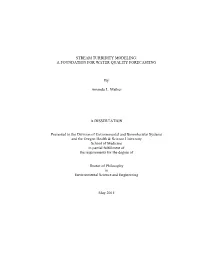 Stream Turbidity Modeling: a Foundation for Water Quality Forecasting