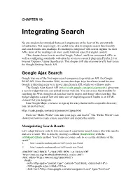 CHAPTER 19 Integrating Search