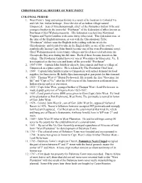 Chronological Timeline of History of WP.Pdf