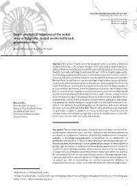 Depth Geological Relations of the Wider Area of Belgrade - Based on the Wells and Geophysical Data