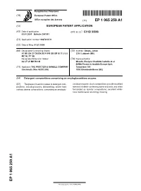 Detergent Compositions Comprising an Amyloglucosidase Enzyme