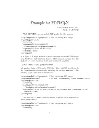 Example for PDFLATEX Using Gnuplot in Pdflatex Charles Bos, 5/3/2010