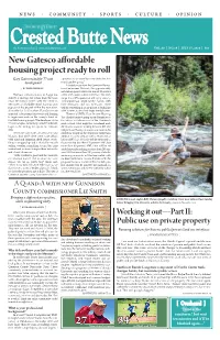 Crested Butte News