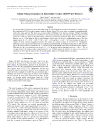 Initial Characterization of Interstellar Comet 2I/2019 Q4 (Borisov)