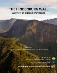 The Hindenburg Wall. a Review of Existing Knowledge