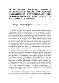 Xi. Intangible and Digital Formats As Expressive Means for Gender Narratives in Contemporary Art
