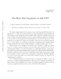 Arxiv:Hep-Th/0306170V3 4 Nov 2003 T,Ocr Nascnayseto H Nltclycontinu Analytically the of Accessible