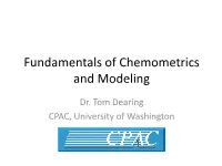 Chemometrics and Data Analysis