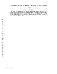Geometrical Terms in the Effective Hamiltonian for Rotor Molecules