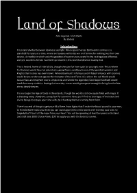 Introduction It Is a Land Divided Between Darkness and Light