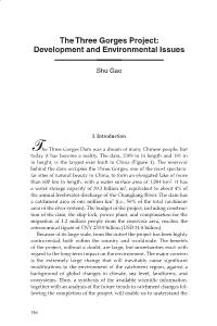 The Three Gorges Project: Development and Environmental Issues