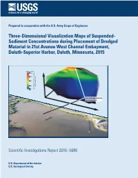 Three-Dimensional Visualization Maps of Suspended-Sediment