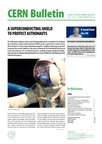 A Superconducting Shield to Protect Astronauts
