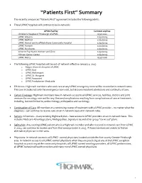 Access to Upmc for Highmark Members in 2015