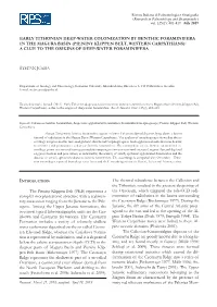 Early Tithonian Deep-Water Colonization By
